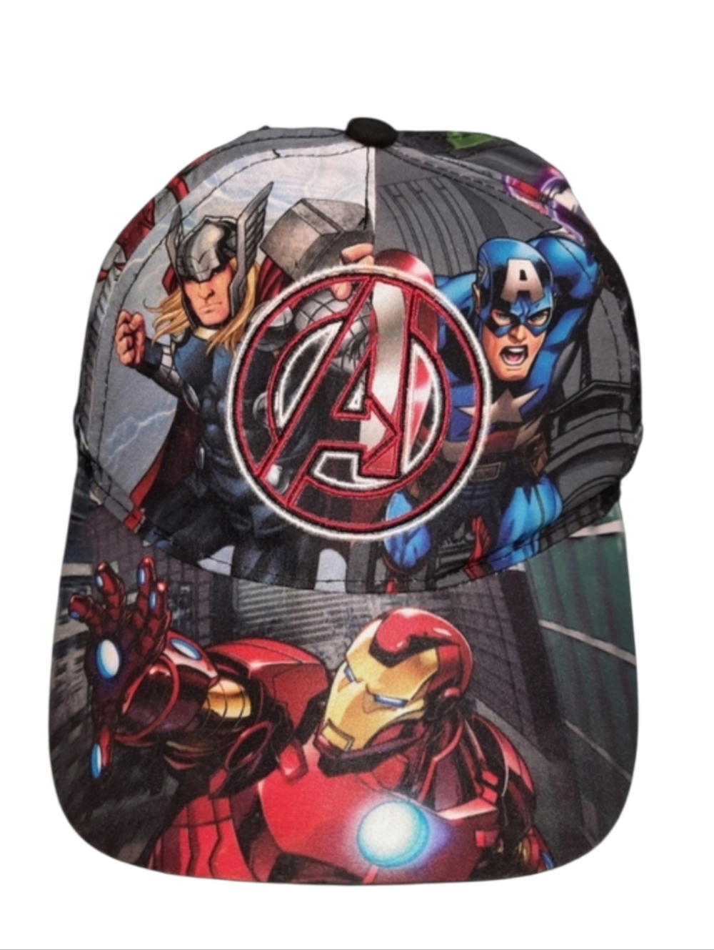 Marvel Kids Avengers Graphic Comic Baseball Cap OSFM